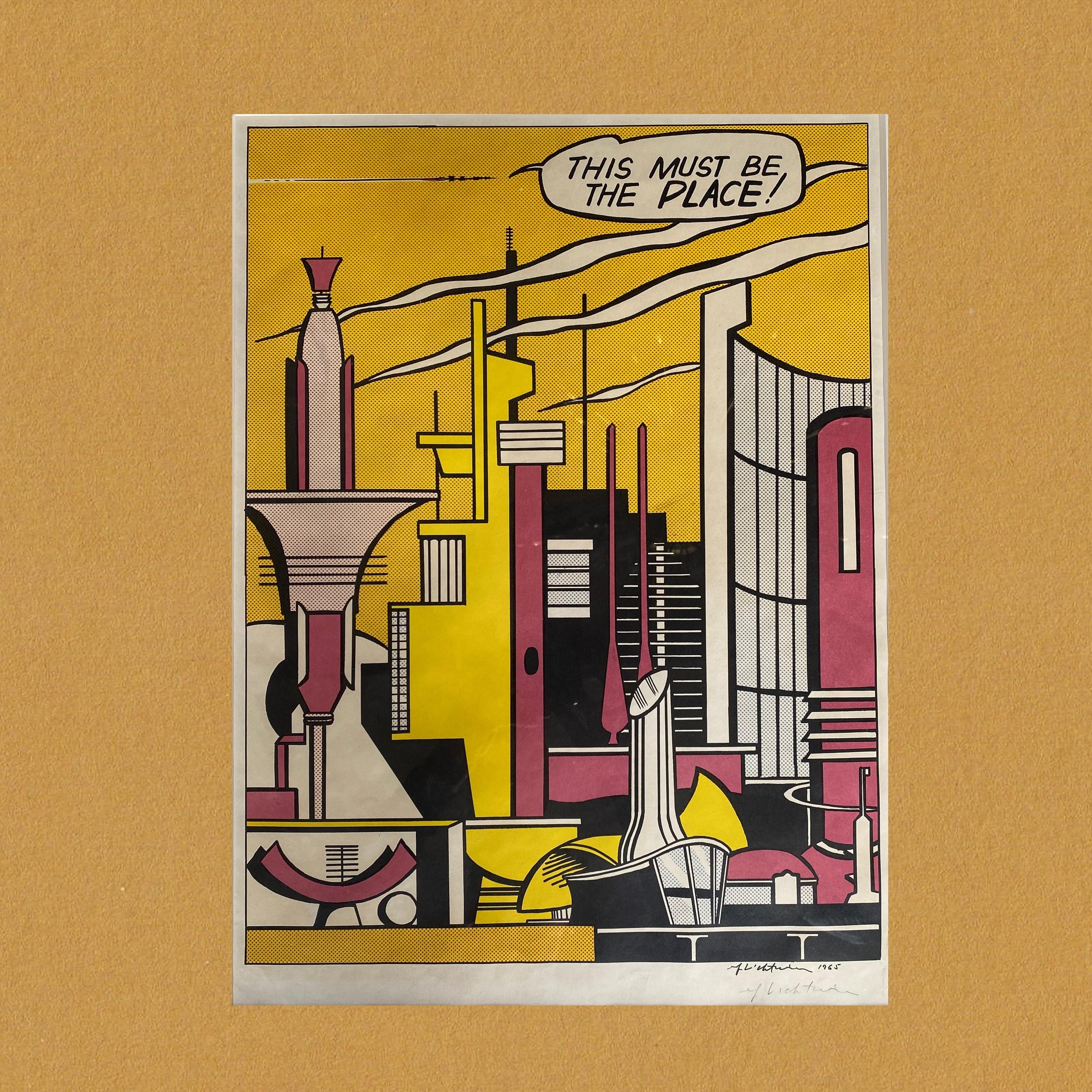 this must be the place roy lichtenstein