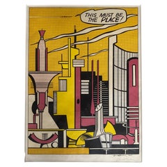 Vintage "This must be the Place" by Artist Roy Lichtenstein