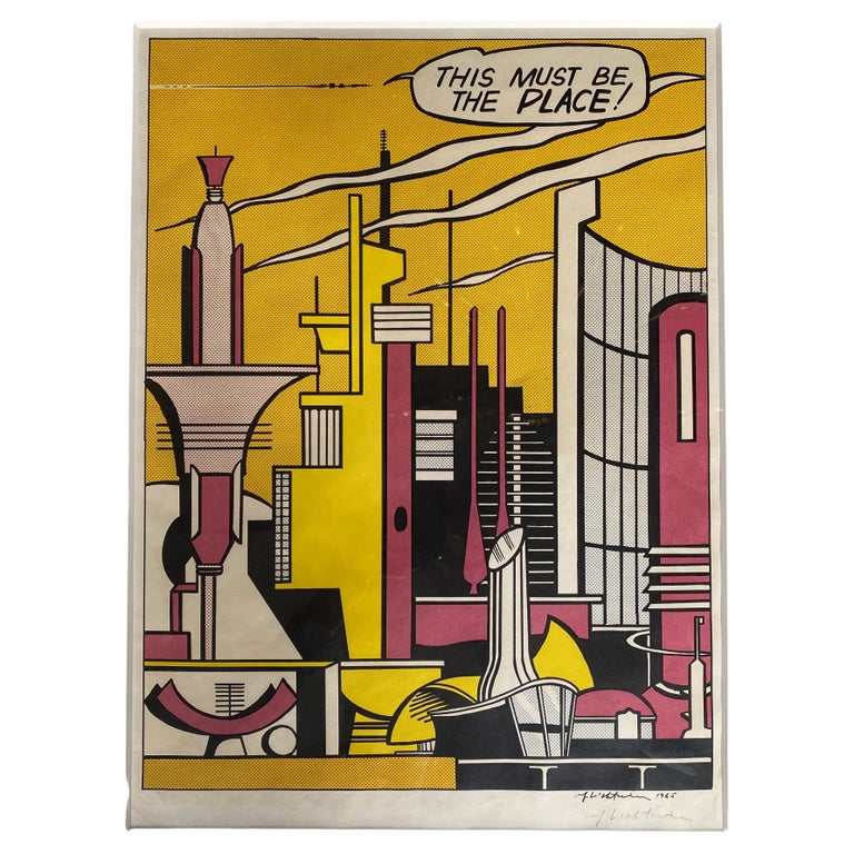 "This must be the Place" by Artist Roy Lichtenstein For Sale