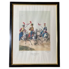 This print featuring soldiers from the Lithuanian Tartars of the Imperial Guard