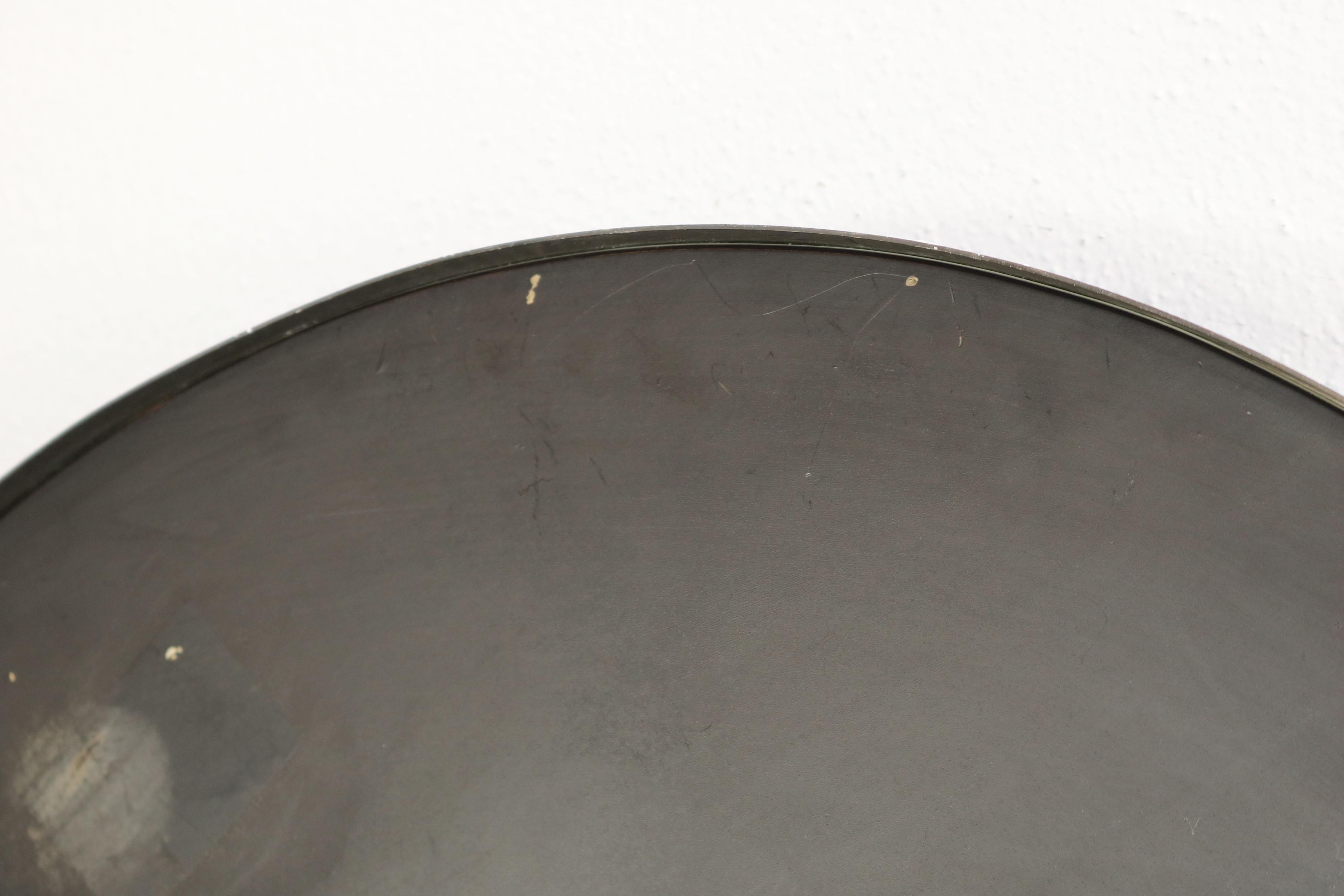 This Round, Italian Mirror Dates from the 1960s For Sale 2