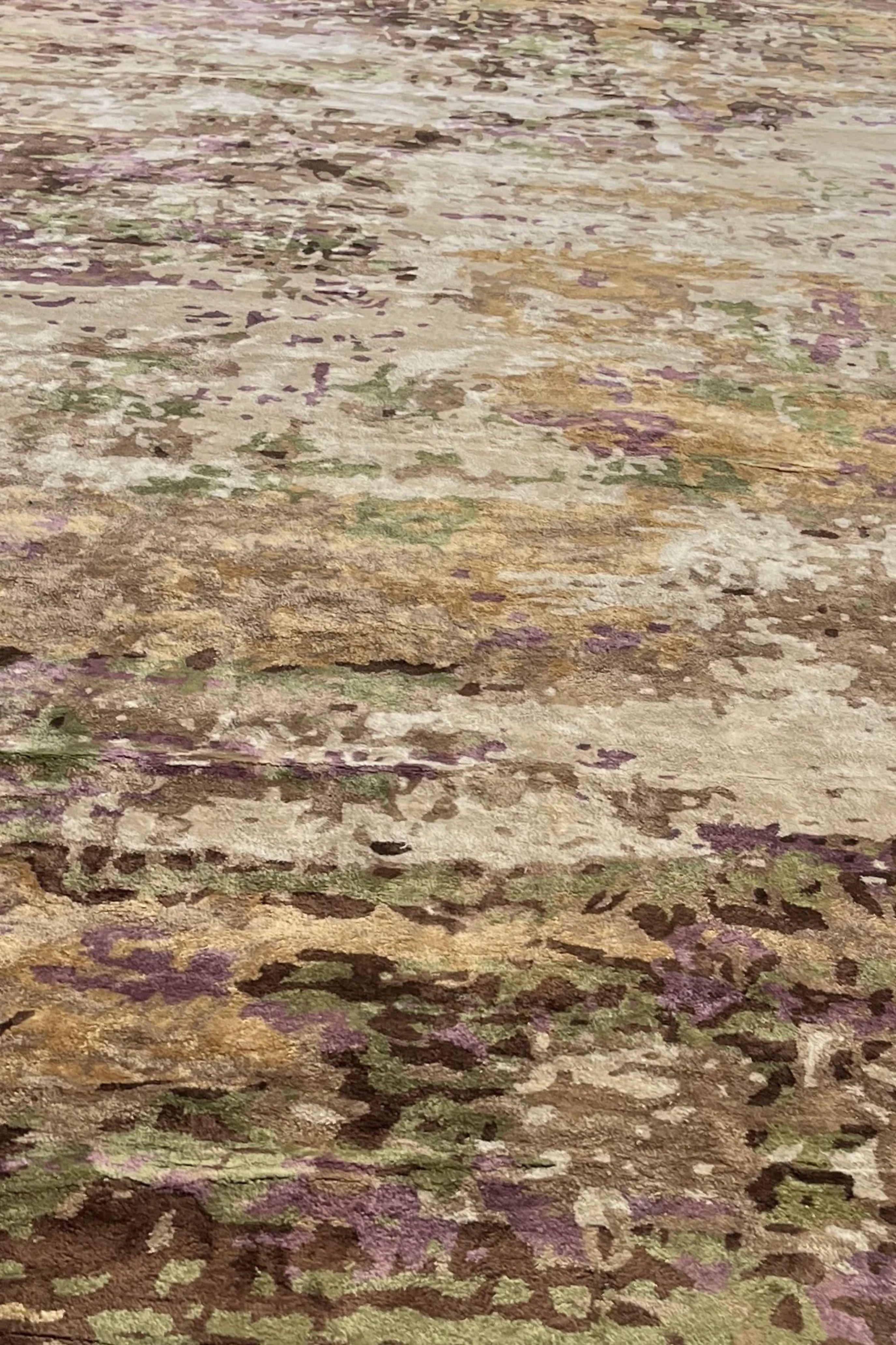 XXI secolo e contemporaneo Questo tappeto non è adatto a tutti  TAPPETO IN VISCOSA BOTANICA  10 X 15 Ft in vendita