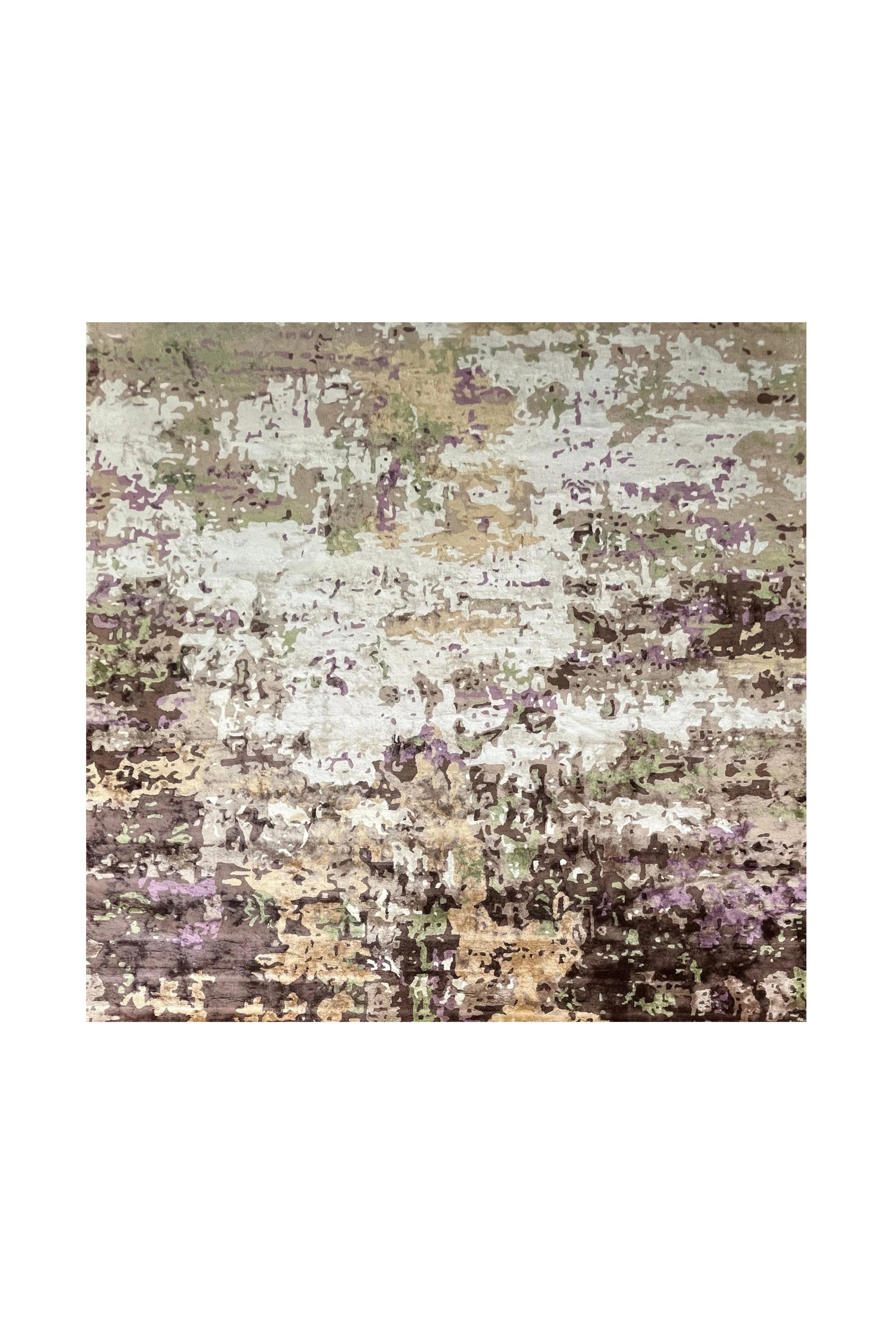 Acrilico Questo tappeto non è adatto a tutti  TAPPETO IN VISCOSA BOTANICA  10 X 15 Ft in vendita