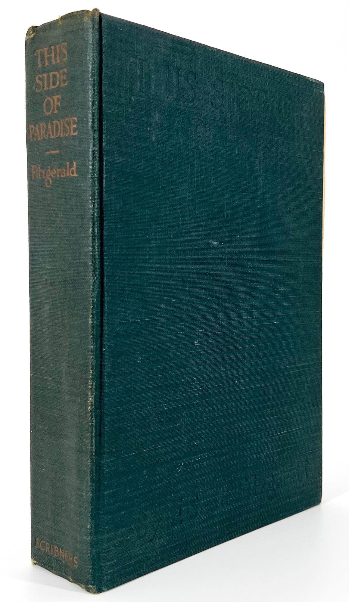 New York: Charles Scribner's Sons, 1920. 
FIRST EDITION, 8th Printing. 
8vo, 7 1/2 x 5 1/8 inches (190 x 130 mm); pp. vi, 305, printed in 11 pt Old Style type on wove paper. Dark blue cloth binding, title dry stamped on front cover, and goldstamped