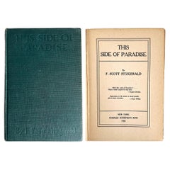 Antique This Side of Paradise by F. Scott Fitzgerald