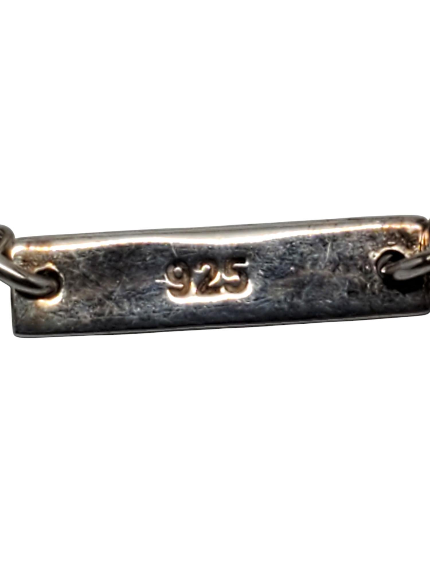 Thistle & Bee - Collana con ametista e catena a maglie in argento sterling  # 19670 in vendita 1