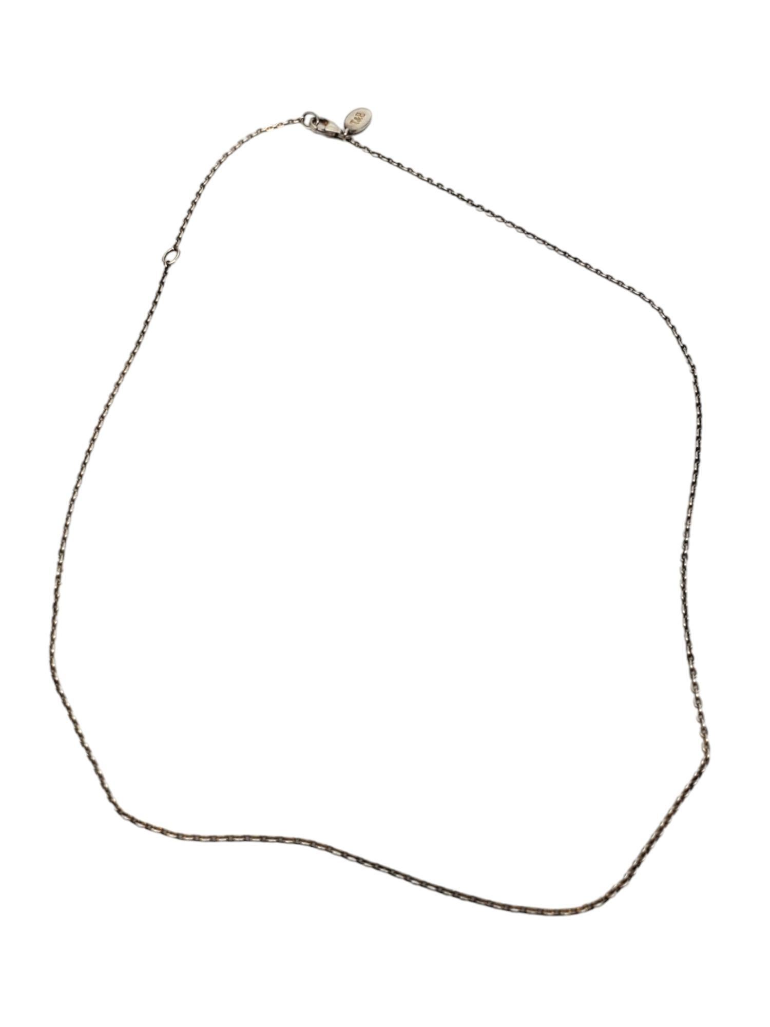 Thistle & Bee - Collana con ametista e catena a maglie in argento sterling  # 19670 in vendita 2