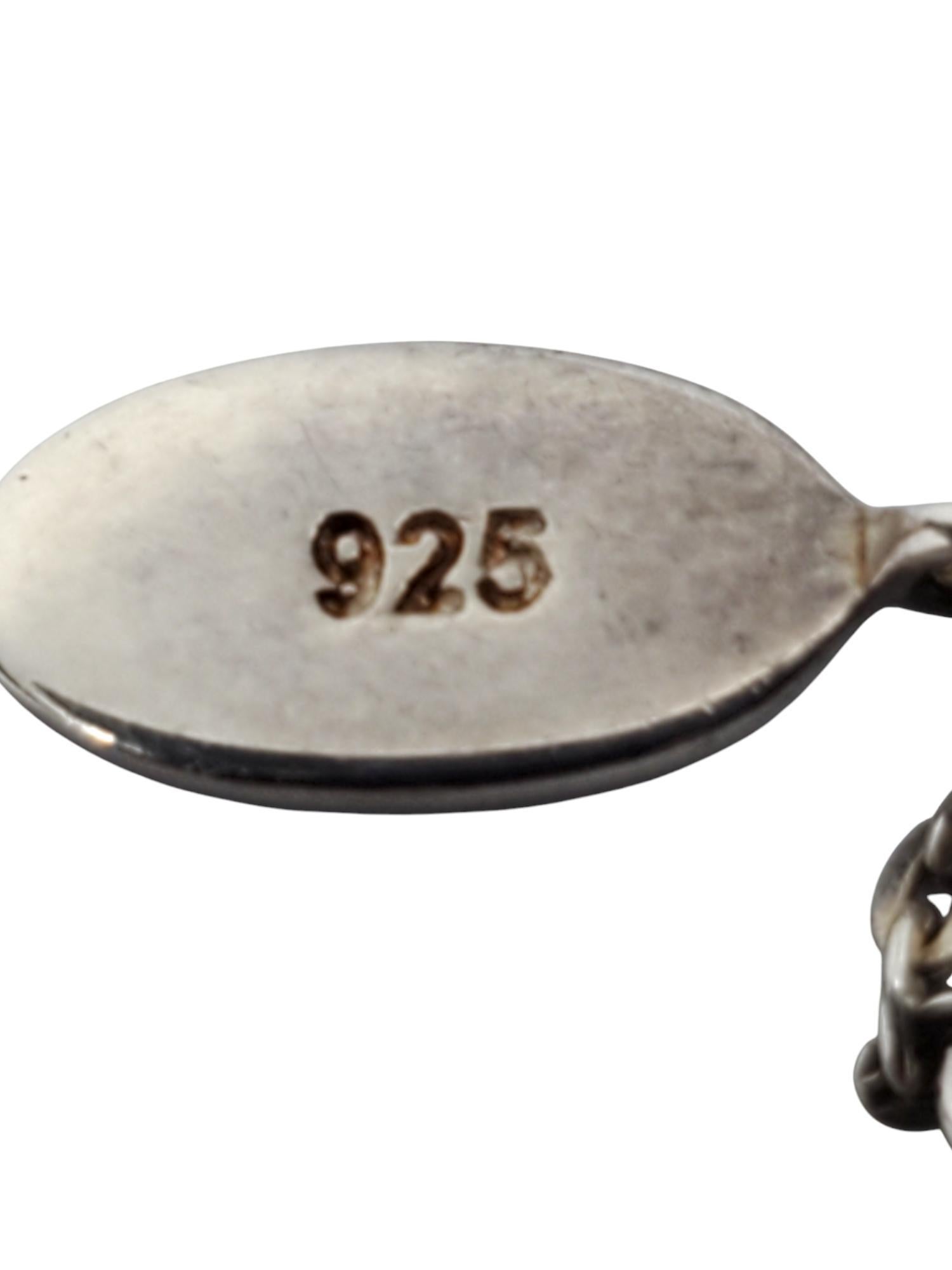 Thistle & Bee - Collana con ametista e catena a maglie in argento sterling  # 19670 in vendita 4