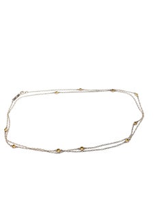 Thistle & Bee Sterling Silver Citrine Necklace 36" #19669