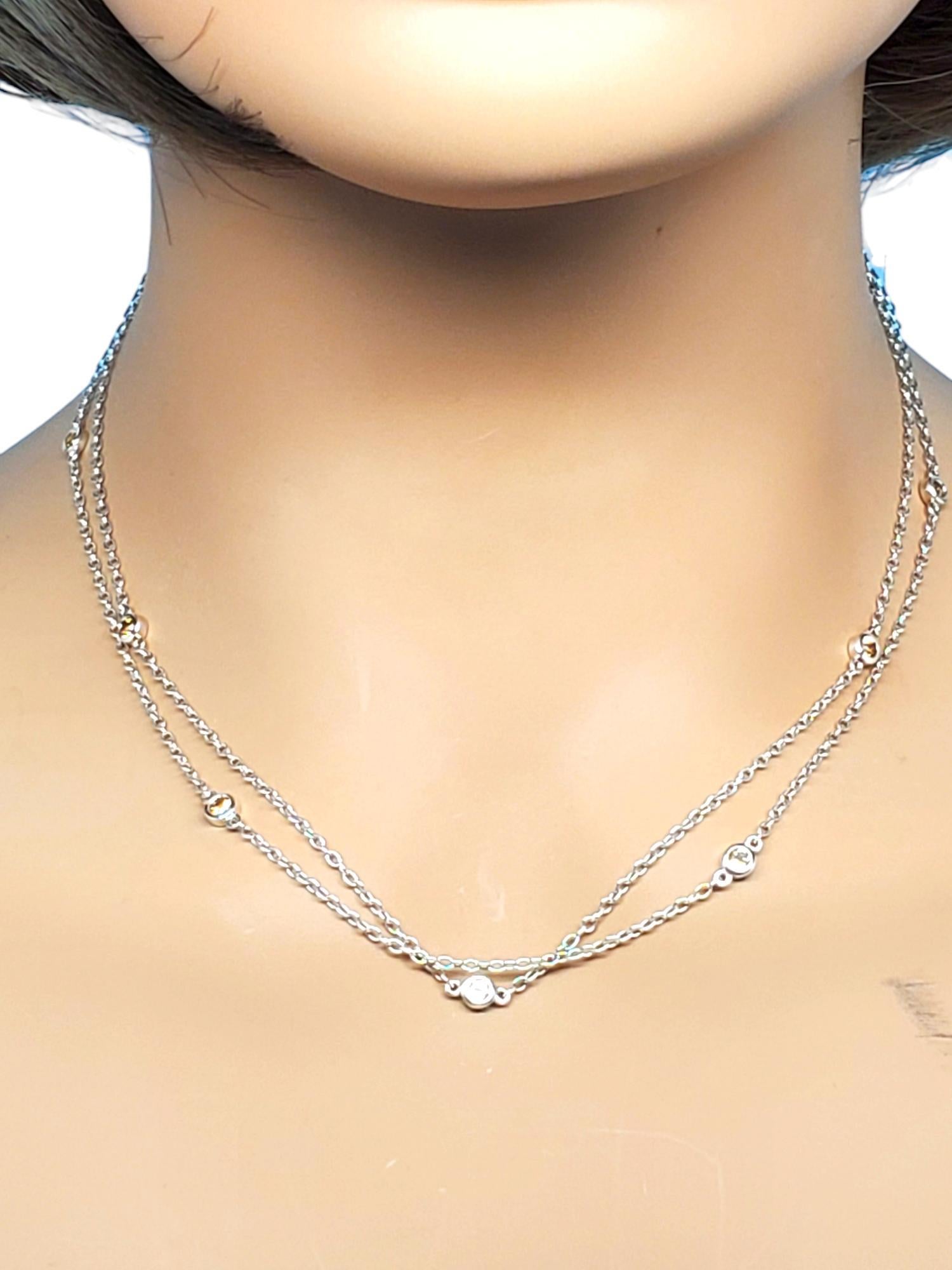 Distel & Biene Sterlingsilber Citrin Halskette 36