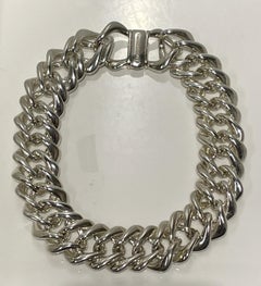 Thistle & Bee Sterling Silber Heavy Wave Link Halskette