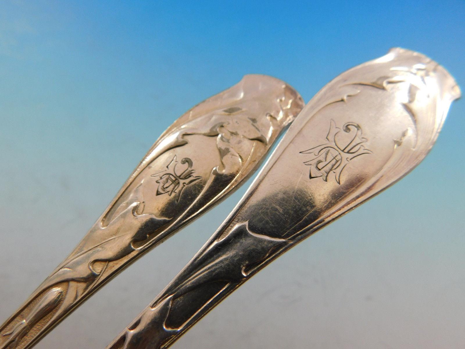 Silver Plate Thistle by Art Krupp Berndorff Metal Co Silverplate Flatware Set Service 72 Pcs