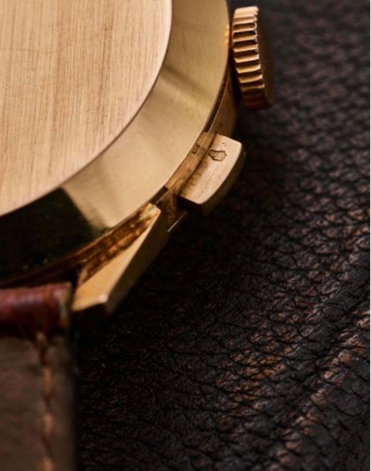 Women's or Men's THISY Valjoux 22 circa 1950 Case: 18k rose gold For Sale