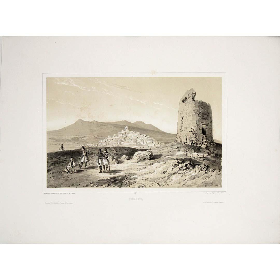 1846 gravure originale de Théodore Du Moncel - Megare