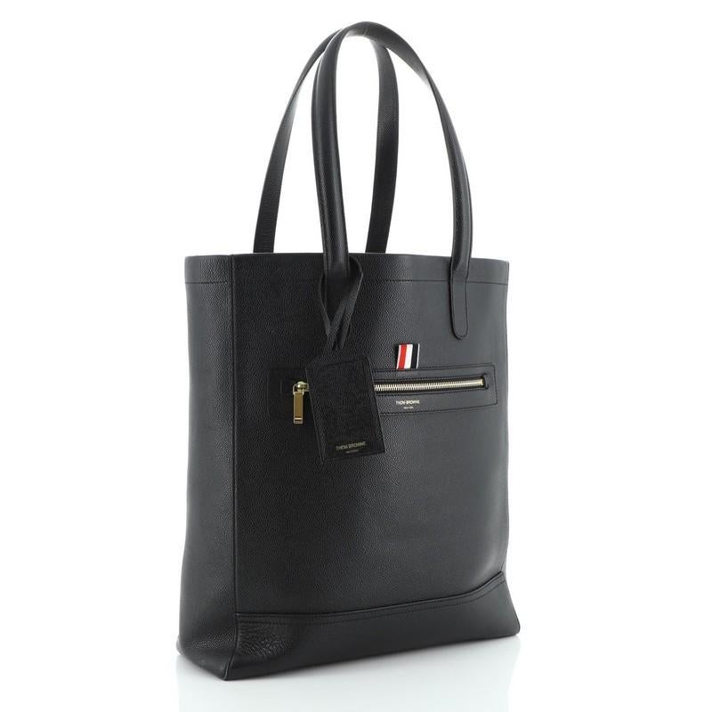 tall leather tote bag
