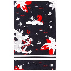 Thom Browne Serviette de plage à motif hawaïen, Tab Grosgrain Loop, Italie, Royaume-Uni