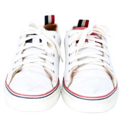 Thom Browne Low Top 42 White Mens Sneakers TB-0921N-0007
