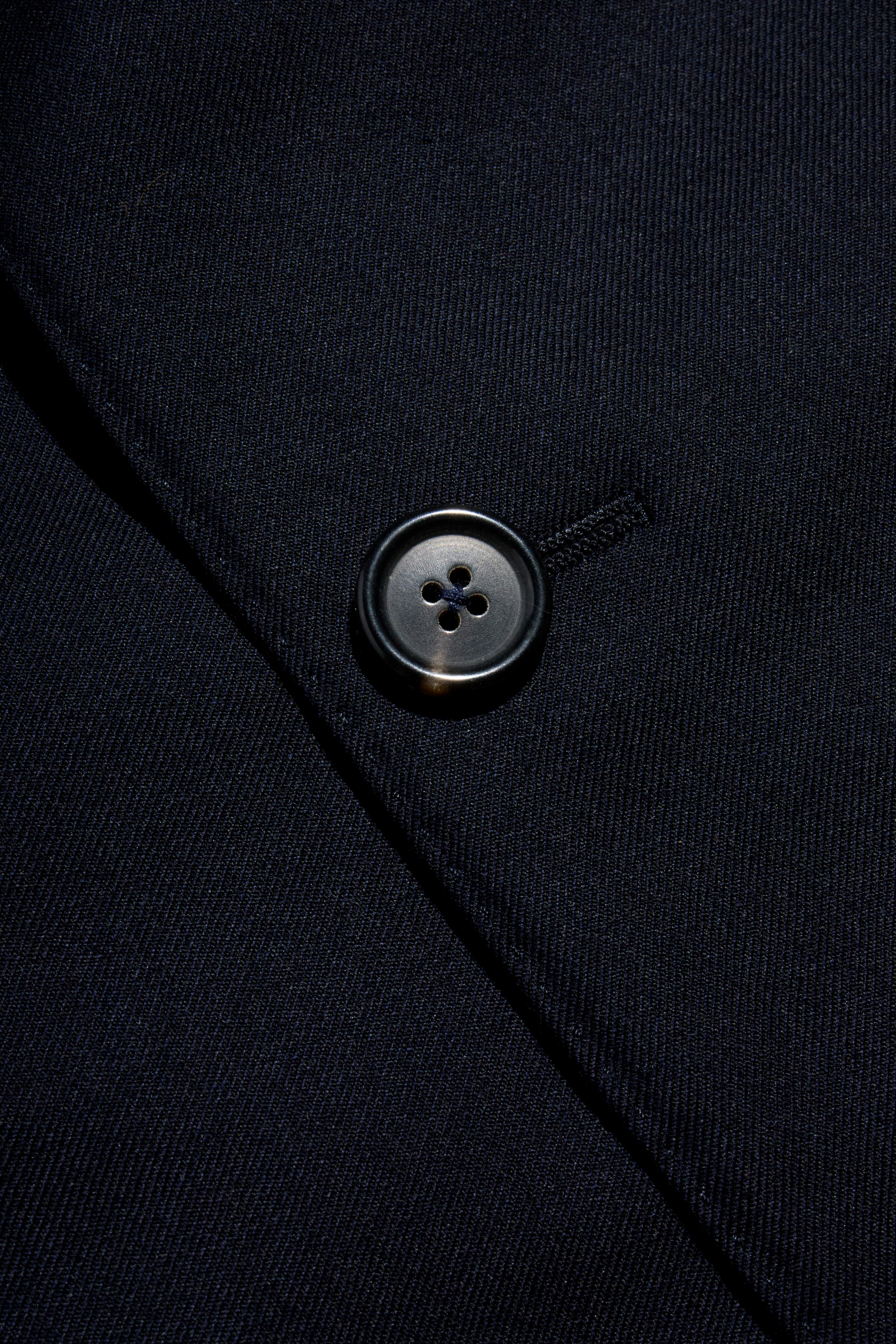 Men's Thom Browne Navy Wool Blazer Size 52R (US 42R) For Sale