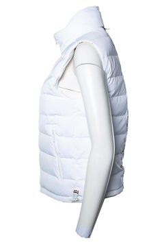 Thom Browne, padded gilet in white