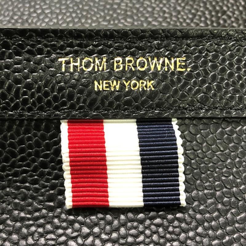 Thom Browne Portfolio Top Handle Bag Leather 3