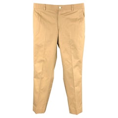 THOM BROWNE Size 30 Khaki Cotton Zip Fly Dress Pants