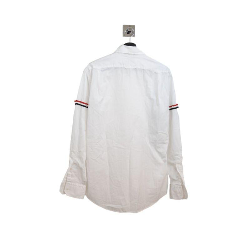 Thom Browne Striped Arm Shirt White, Size 4

All items are 100% Authentic.
Condition: Brand New, Never Worn.