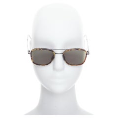 THOM BROWNE TB800C turquoise squarish frames flat sunglasses