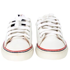 Thom Browne Two Tone 36 Calfskin Leather Low Top Sneakers TB-1109P-0009