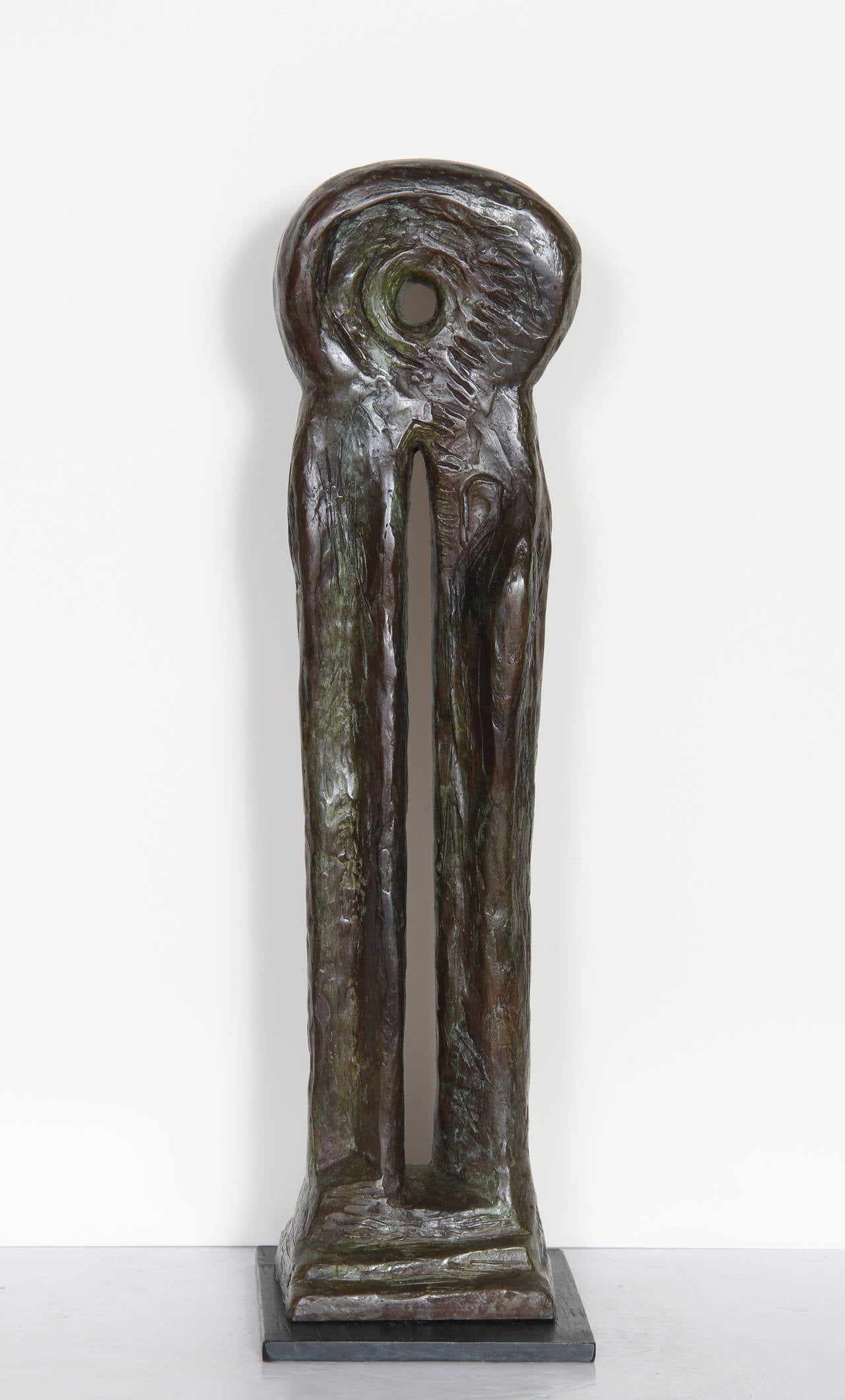 Quatre signes de la Terre : Chaque œil est une Terre, sculpture en bronze de Thom Cooney-Crawford en vente 1