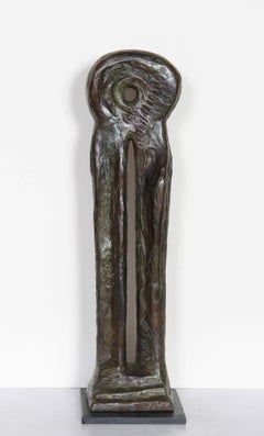 Vier Erdzeichen: Jedes Auge ist eine Erde, Bronzeskulptur von Thom Cooney-Crawford