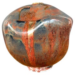 Thom Lussier Ceramic Vessel #3, from the Golden Patina Collection