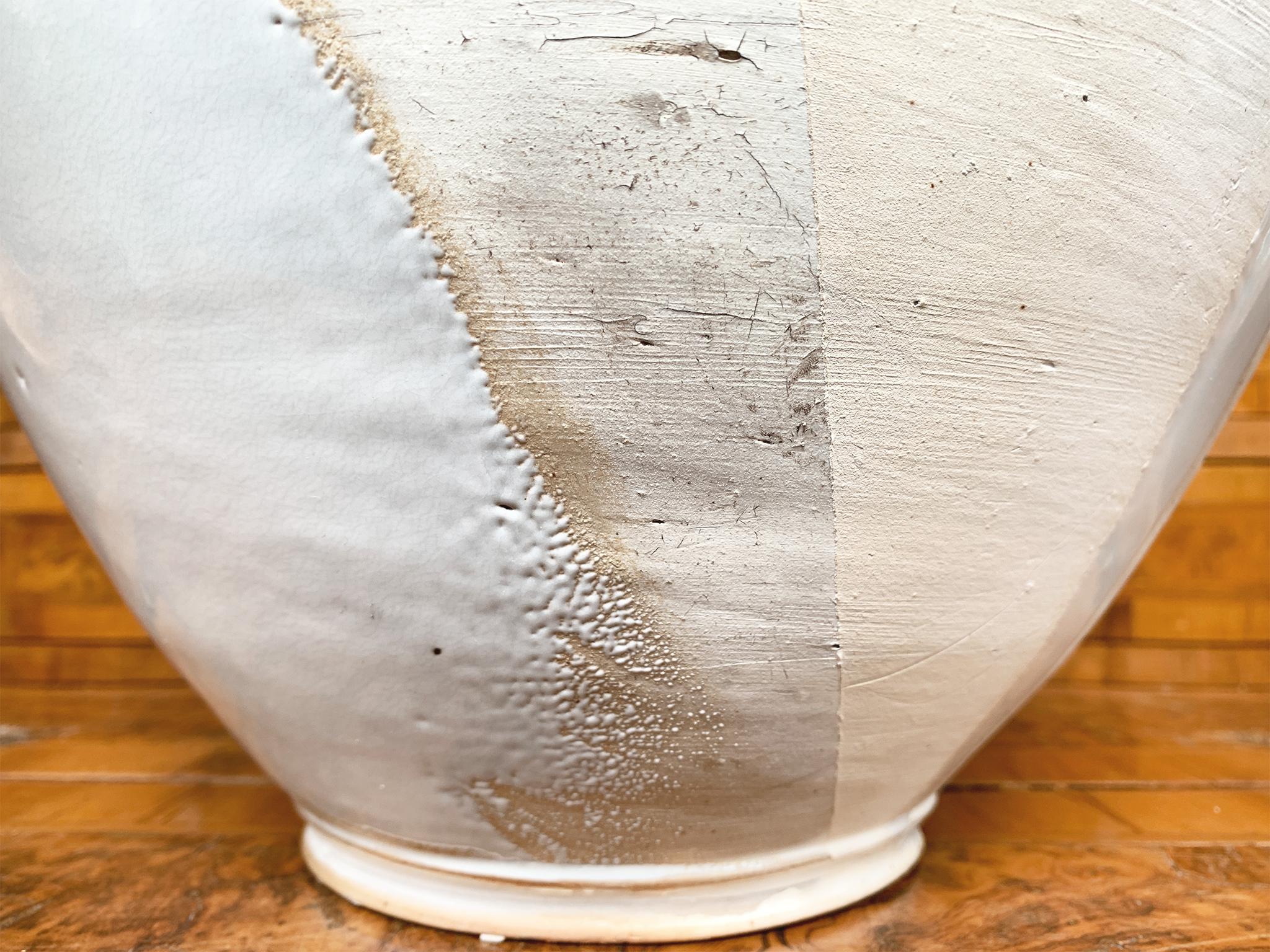 Vaso in ceramica Thom Lussier Colorblock Glaze #2 in vendita 2