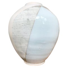 Thom Lussier Colorblock Glaze Ceramic Vessel #2