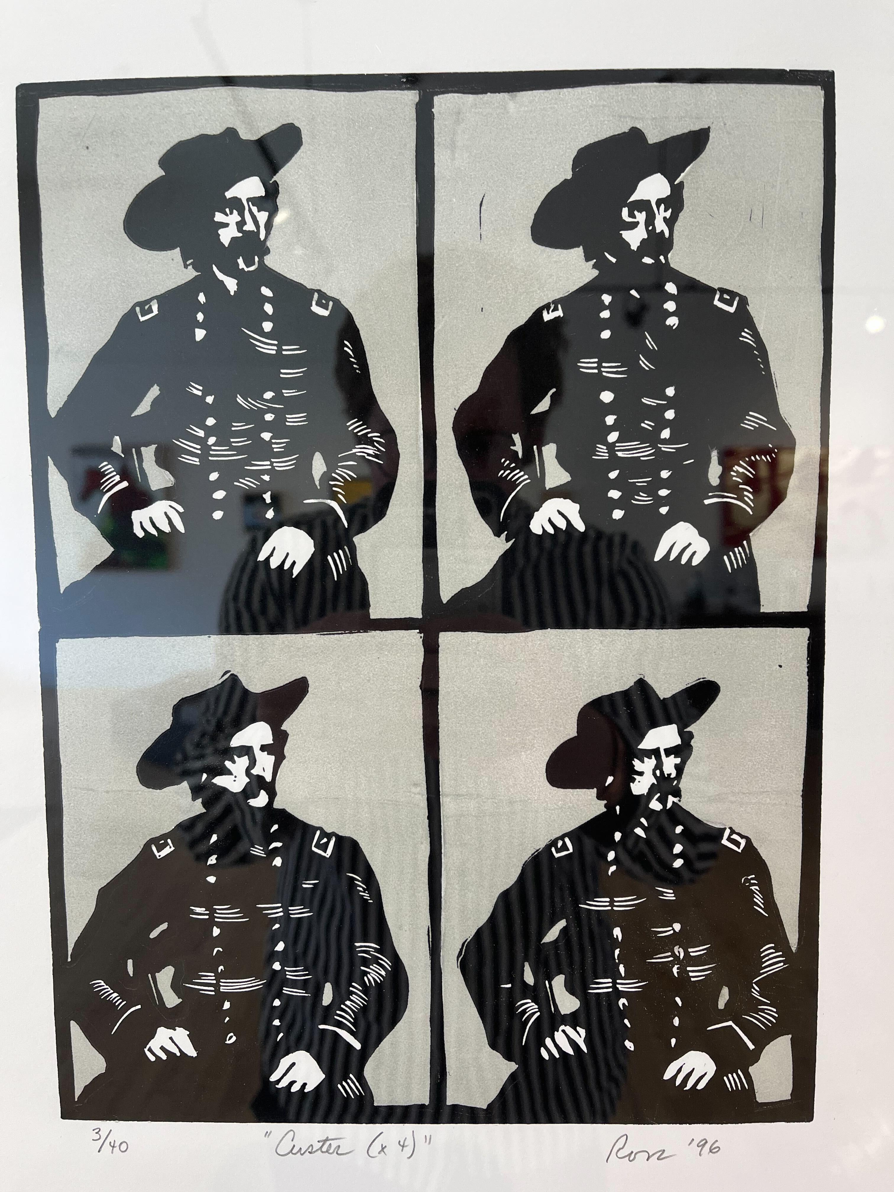 Custer x 4 - Print by Thom Ross