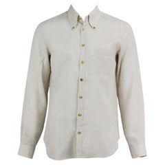 Thom Sweeney Men's Linen Shirt Medium