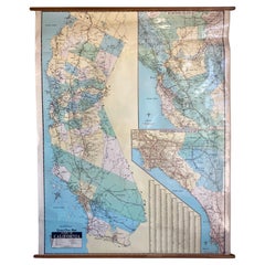 Thomas et consorts. Carte de l'État de Californie d'époque