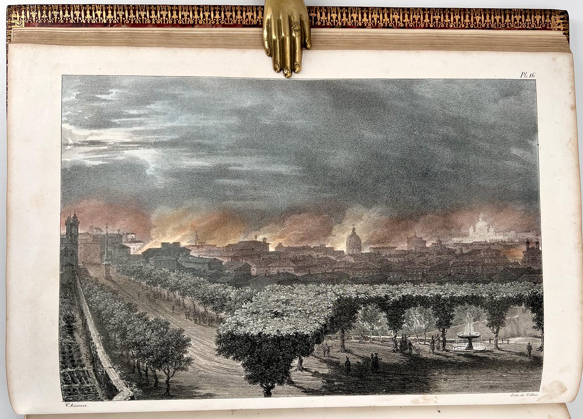 Thomas, Antoine Jean-Baptiste - Un an à Rome et dans ses environs.... Cuero en venta