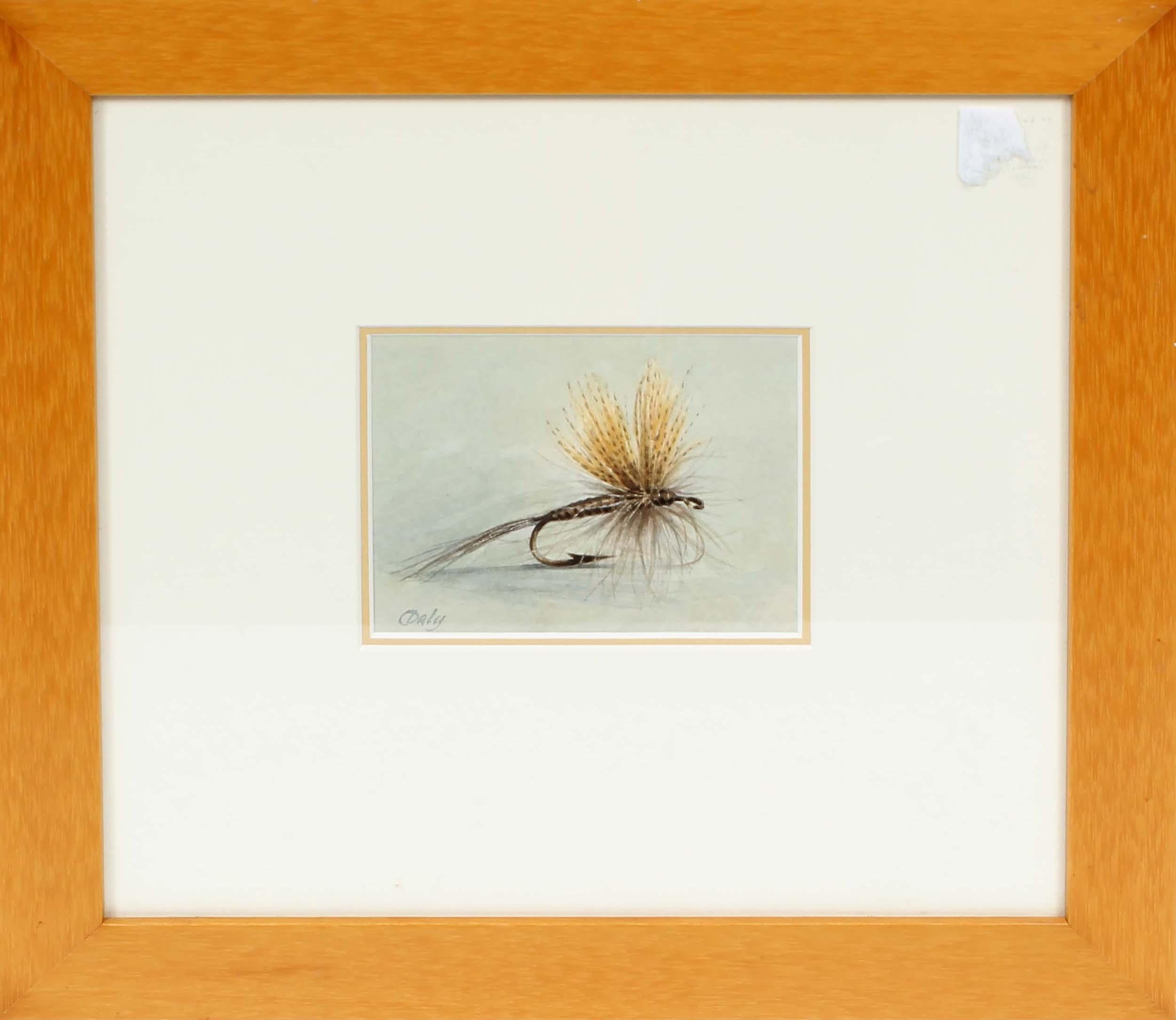 Pesca Deportiva Pintura Realista Americana Enmarcada Moderna Thomas Aquinas Daly en venta 1