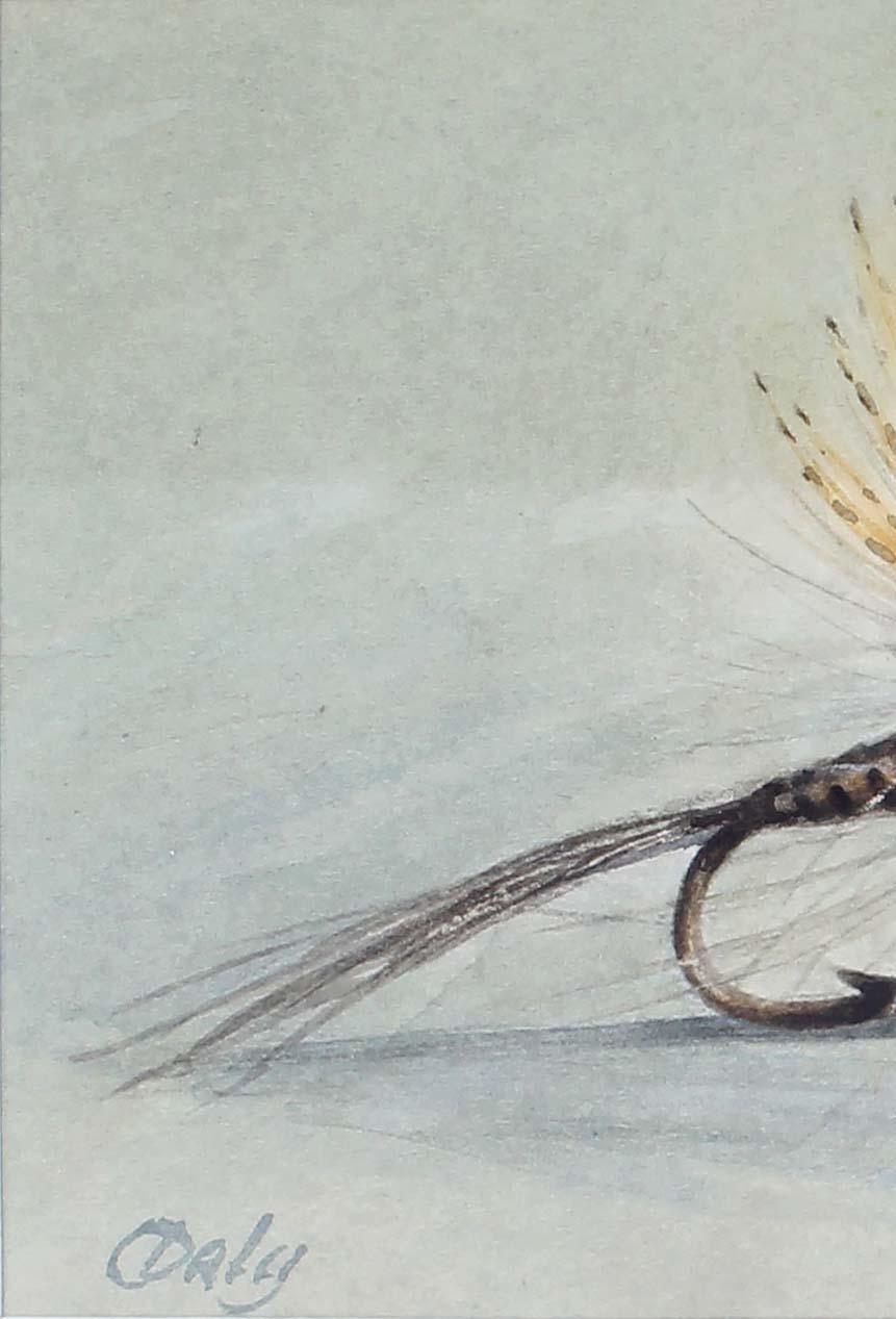 Pesca Deportiva Pintura Realista Americana Enmarcada Moderna Thomas Aquinas Daly en venta 3