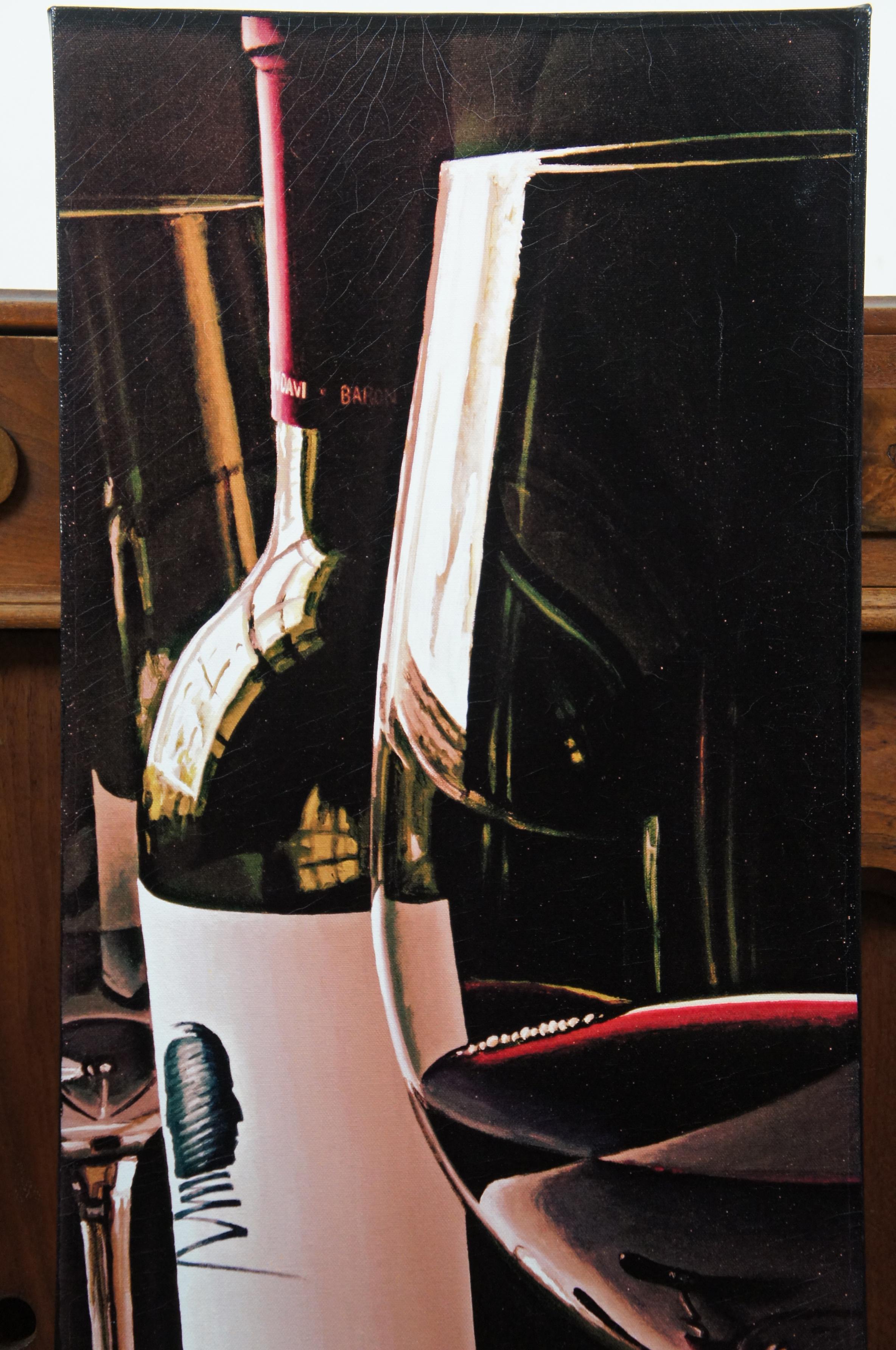 Thomas Arvid America’s Bordeaux Giclee on Canvas Opus One Wine 1