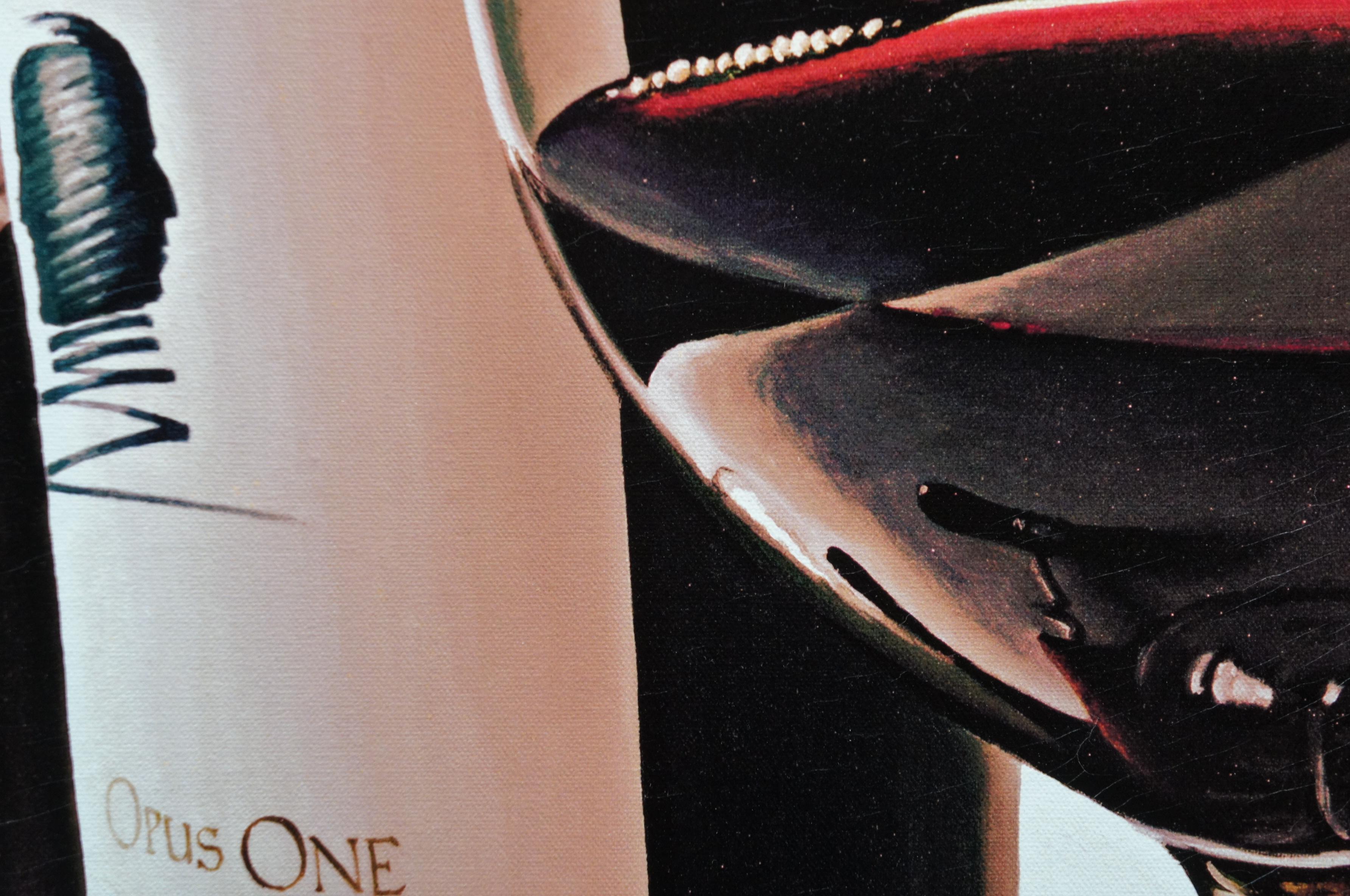 Thomas Arvid America’s Bordeaux Giclee on Canvas Opus One Wine 3