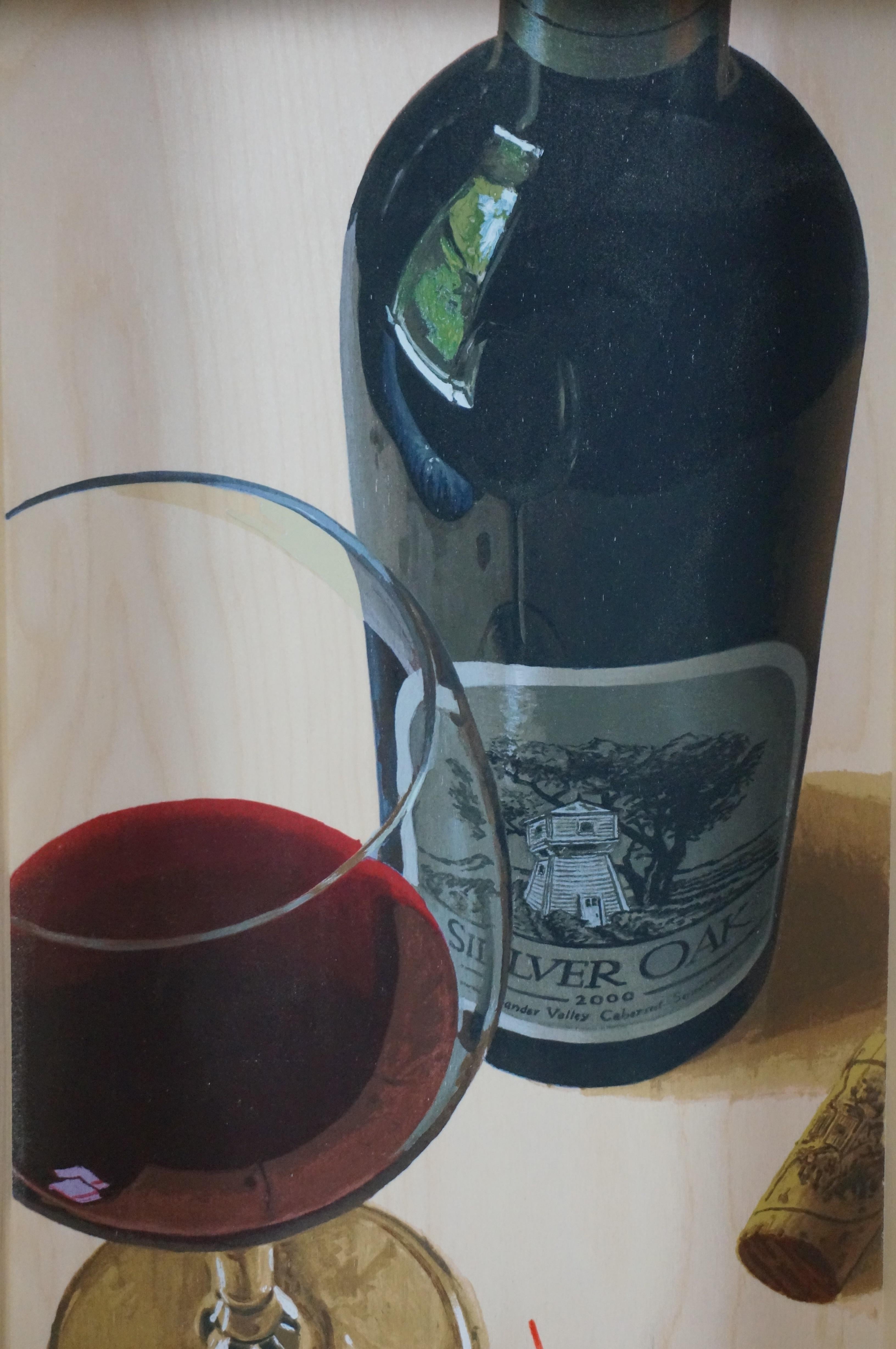 Thomas Arvid Silver Oak Cellars Se queda solo Caja de vino Serigrafía 90/275 2