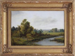 19th Century Landscape Oil Painting by American Artist Thomas B. Griffin