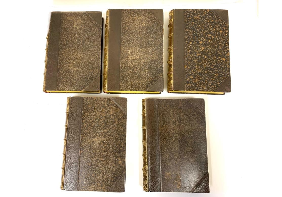 Thomas Babington Macaulay, The History Of England, 5 Vols., 1849 In Fair Condition For Sale In Bridgeport, CT