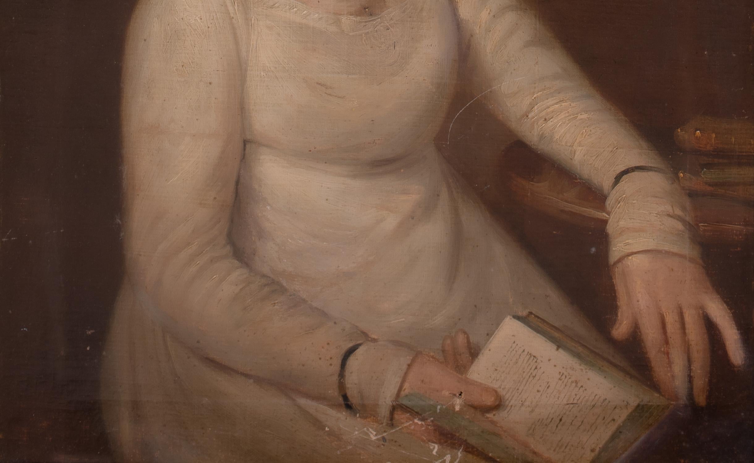 Ritratto di Jane Porter, inizio XIX secolo  attribuito a Thomas Barber in vendita 4