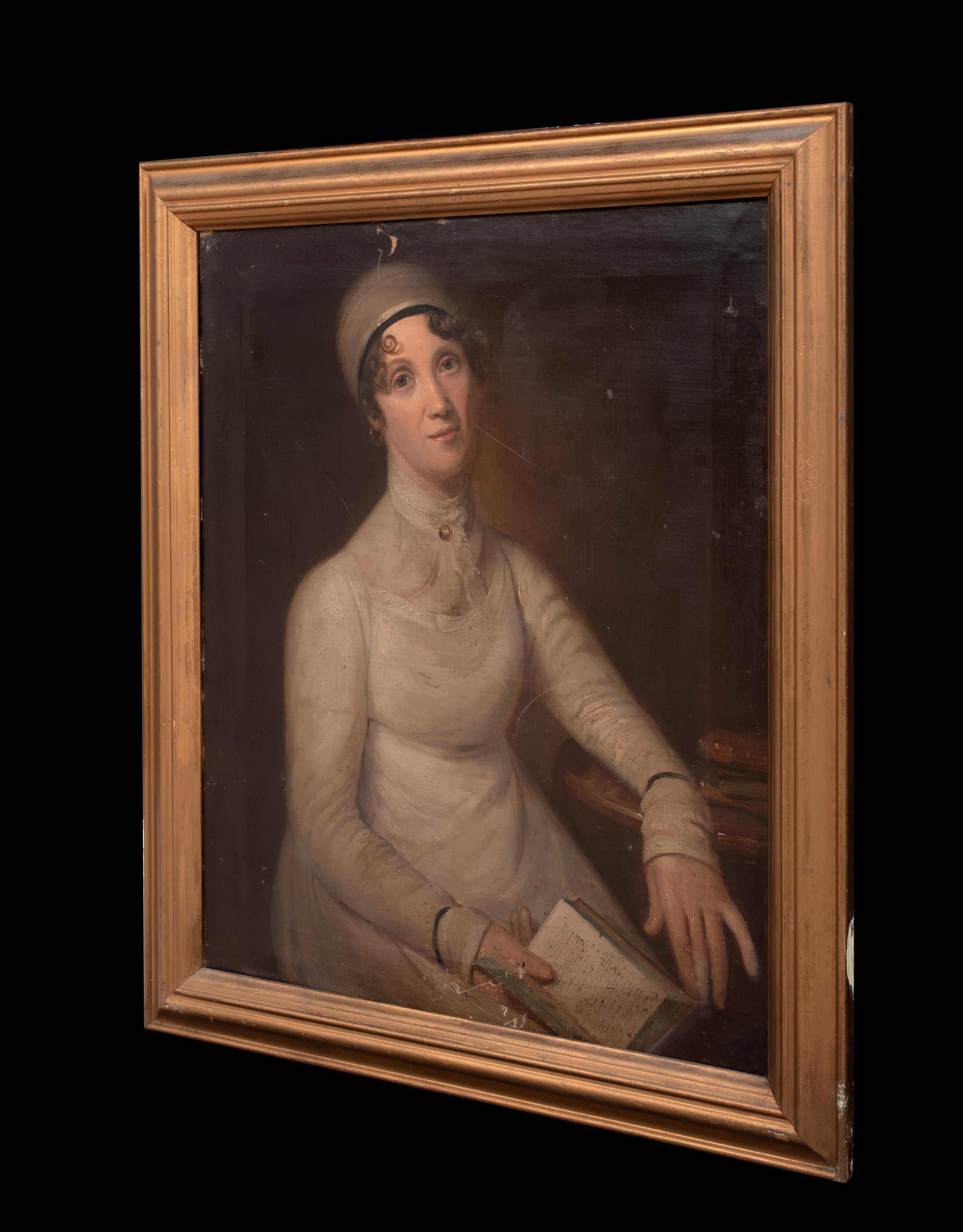 Ritratto di Jane Porter, inizio XIX secolo  attribuito a Thomas Barber in vendita 7