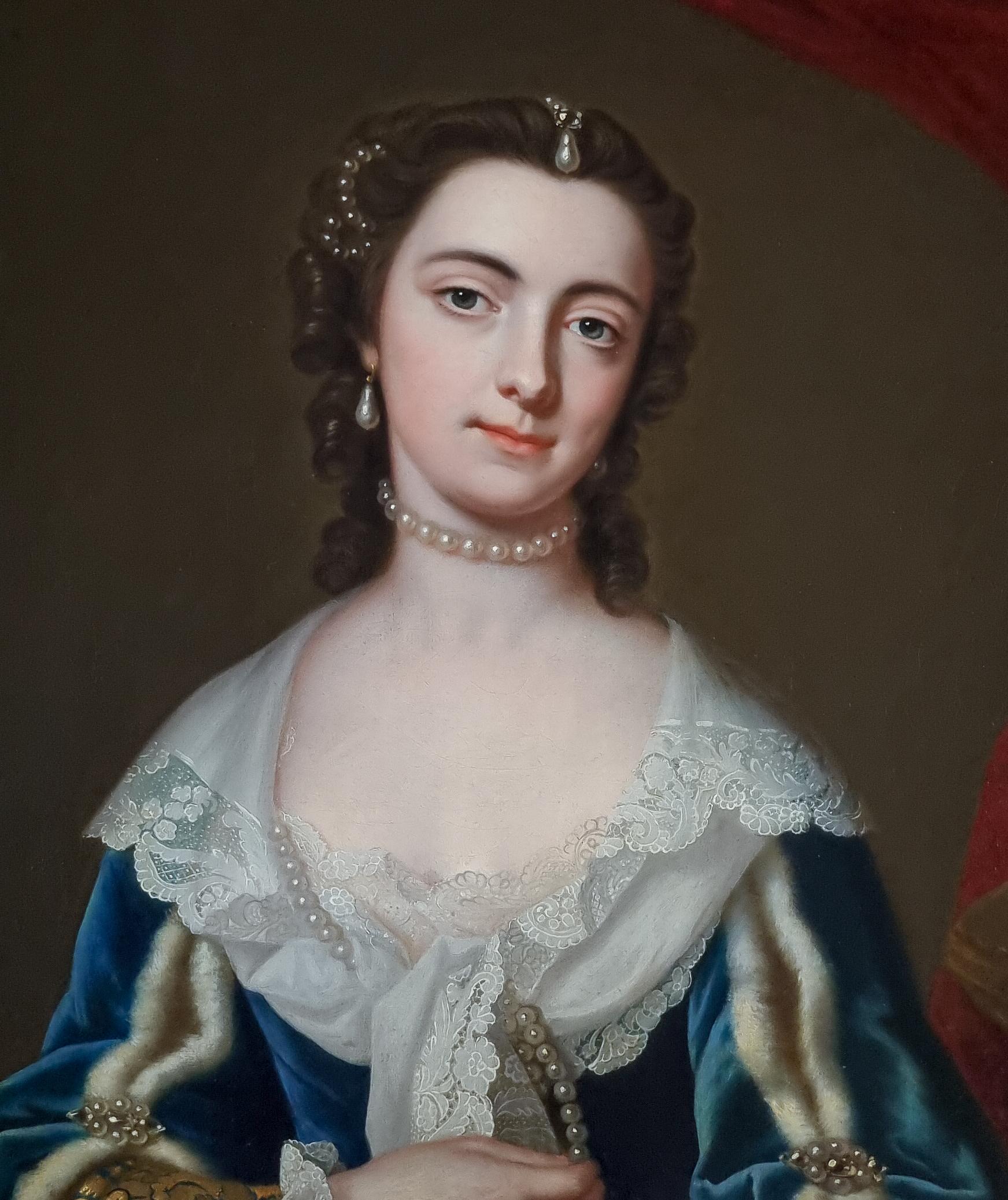 Portrait of a Lady, Henrietta Louisa Jeffreys Fermor, Countess of Pomfret 4