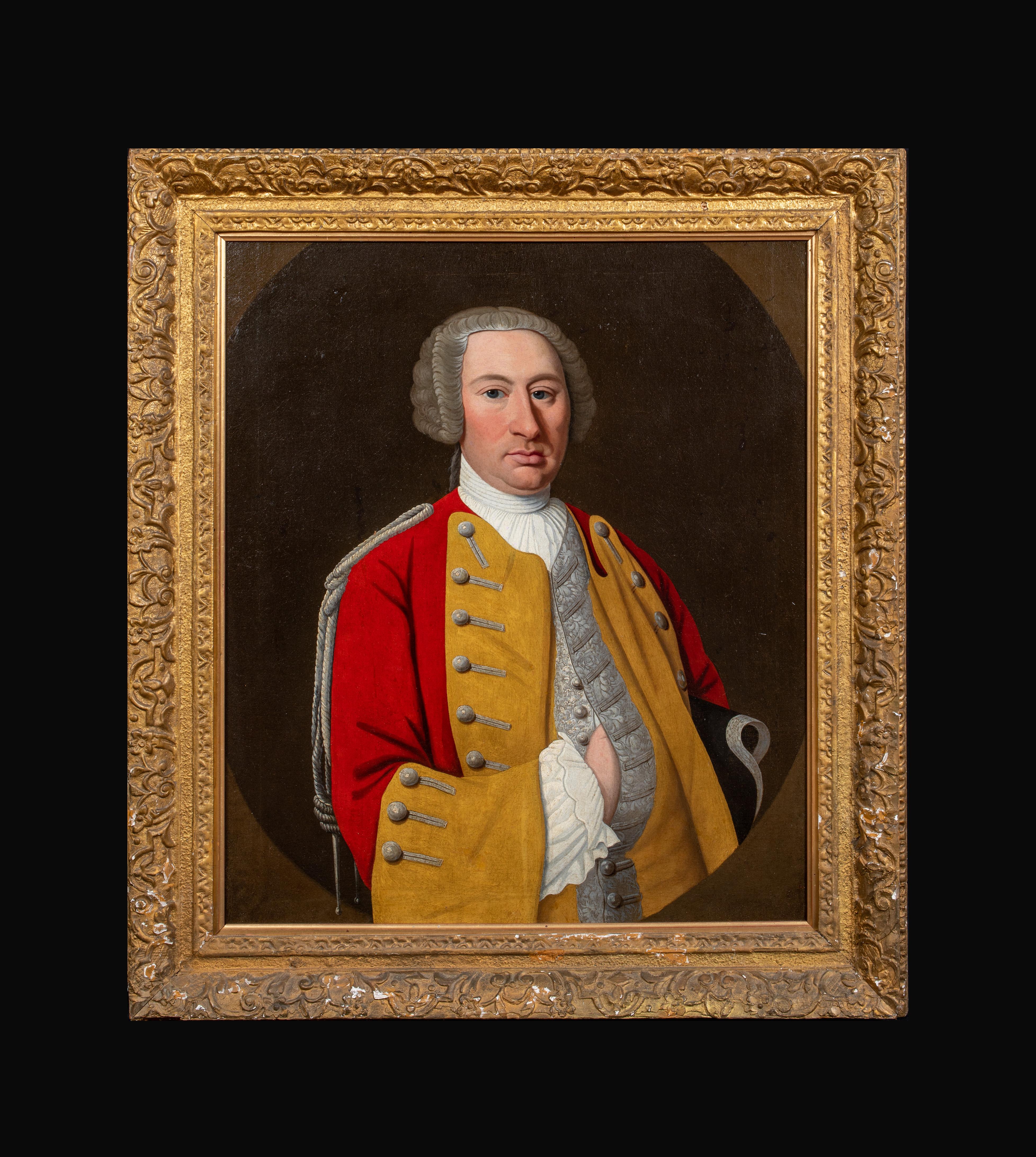 Ritratto di Sir William Pepperrell, 1° baronetto ( 1696-1759), 18° secolo - Painting di Thomas Bardwell