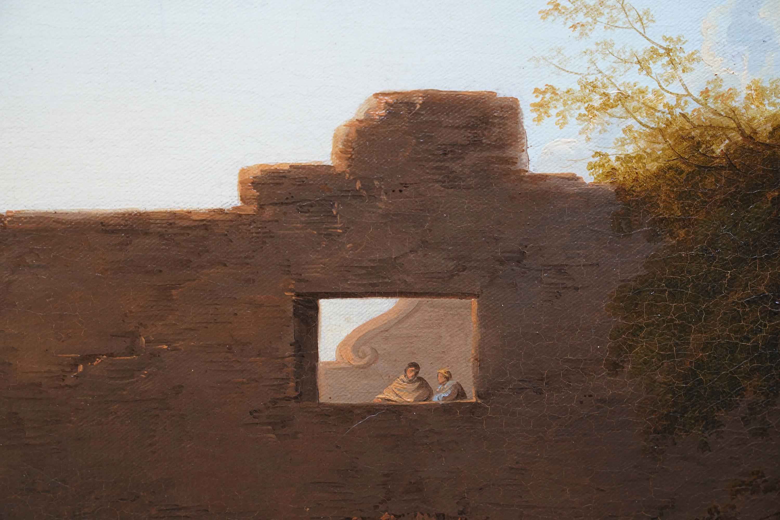 Aquarelle de Tivoli à travers le Ponte Lupo - Peinture à l'huile de maîtres anciens britanniques en vente 3