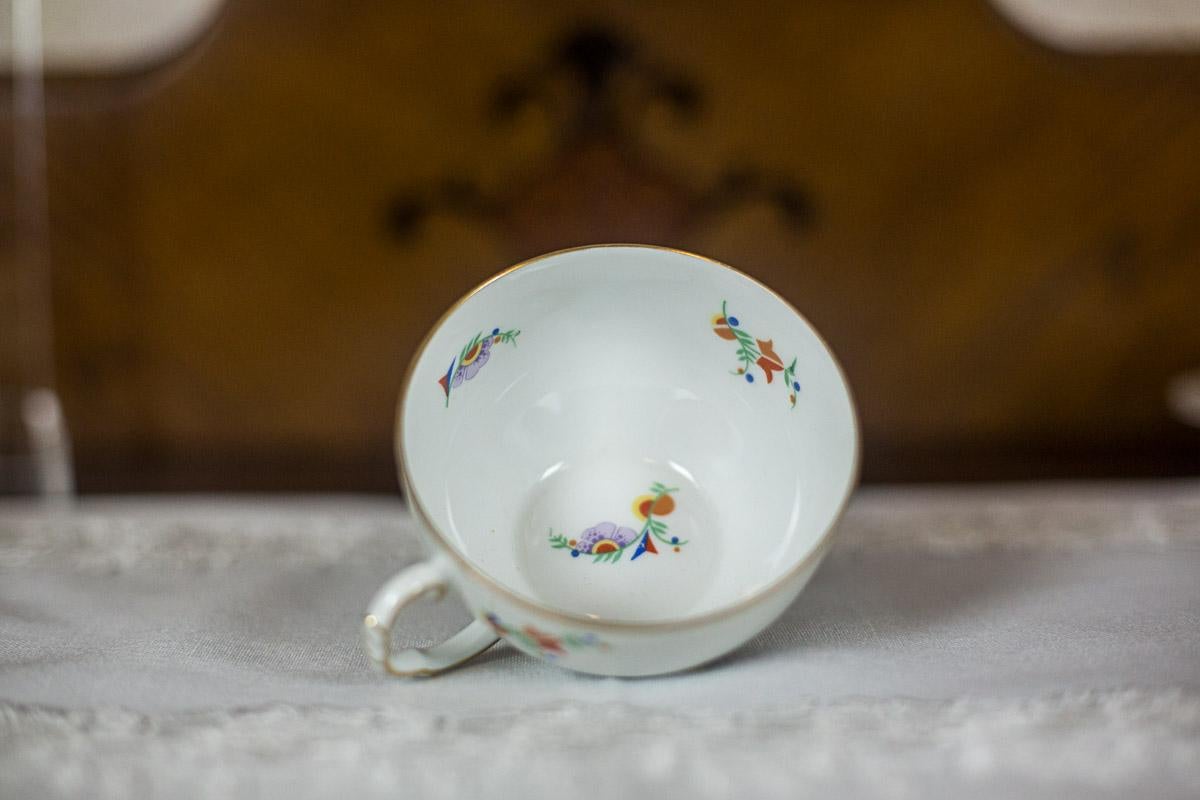 20th Century Thomas Bavaria Art Deco Porcelain Service for 12 People, Circa 1908-1922